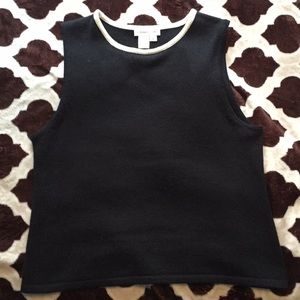 XL b/w Coldwater Creek knit shell